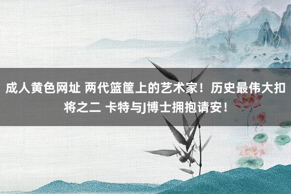 成人黄色网址 两代篮筐上的艺术家！历史最伟大扣将之二 卡特与J博士拥抱请安！