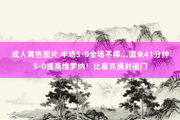 成人黄色图片 半场5-0全场不得...国米41分钟5-0提高维罗纳！比塞克捅射破门